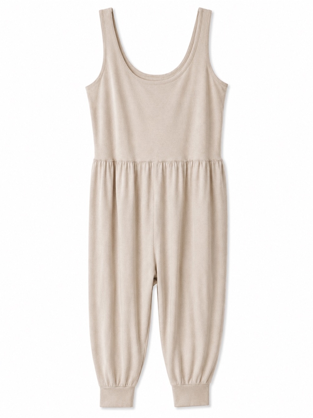 Beyond Yoga Beyond the Bump Maternity Jumpsuit XL Taupe Lounge Romper
